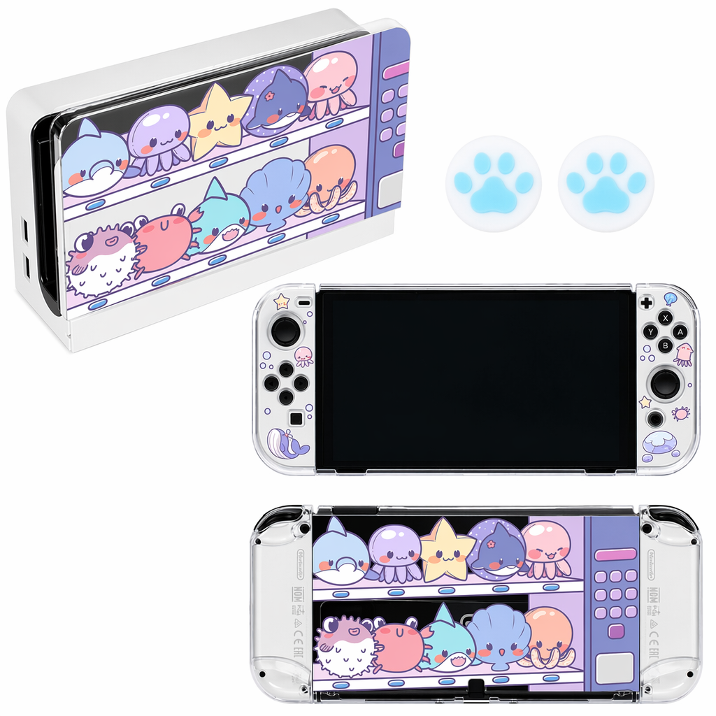 Cute Animal Nintendo Switch OLED Set A