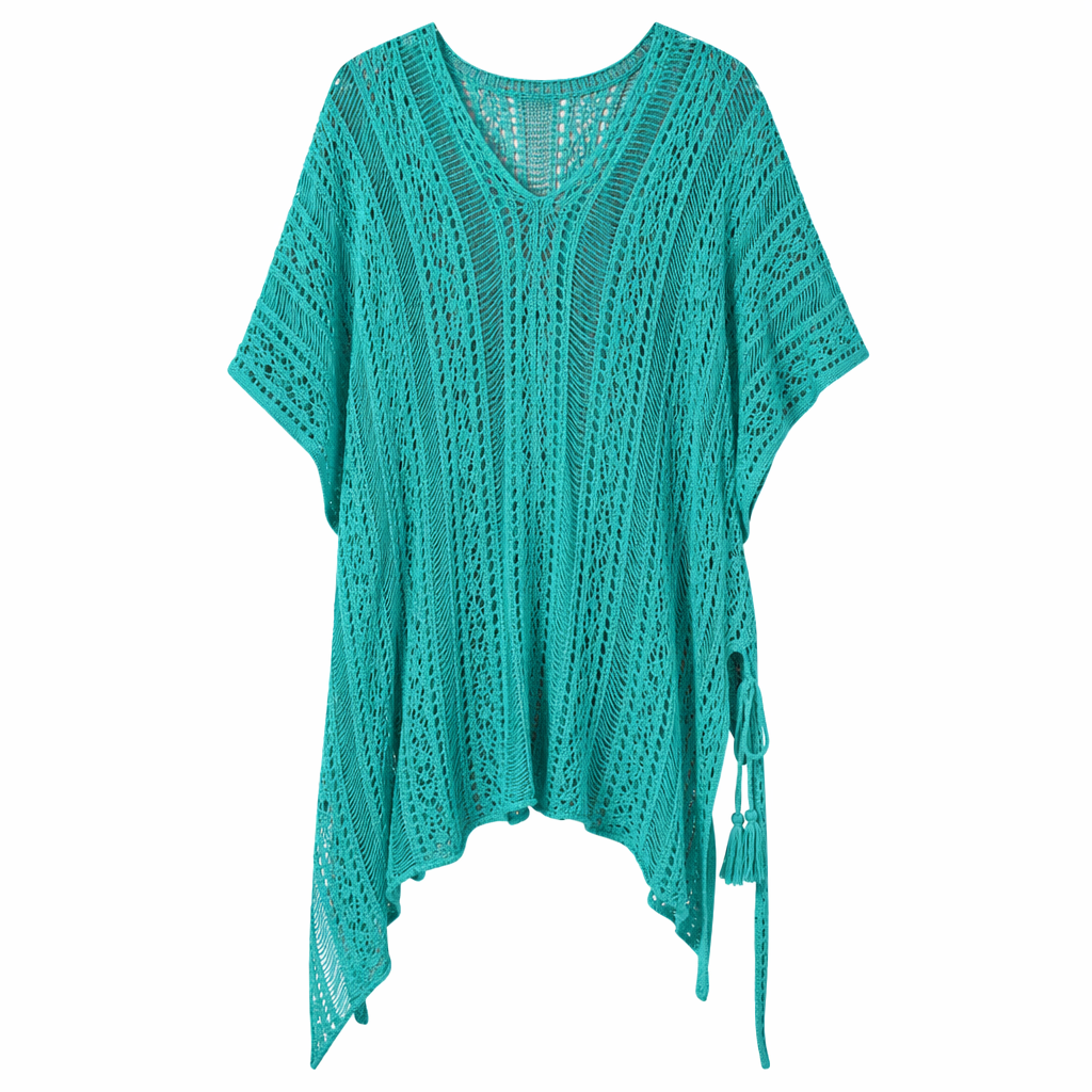 Crocheted Women's Cover-Up for Bikinis Green