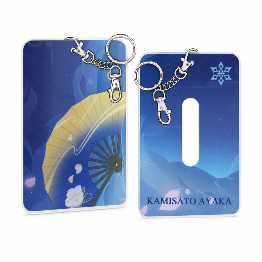Genshin Impact Badge Holder - Practical Gift Kamisato Ayaka