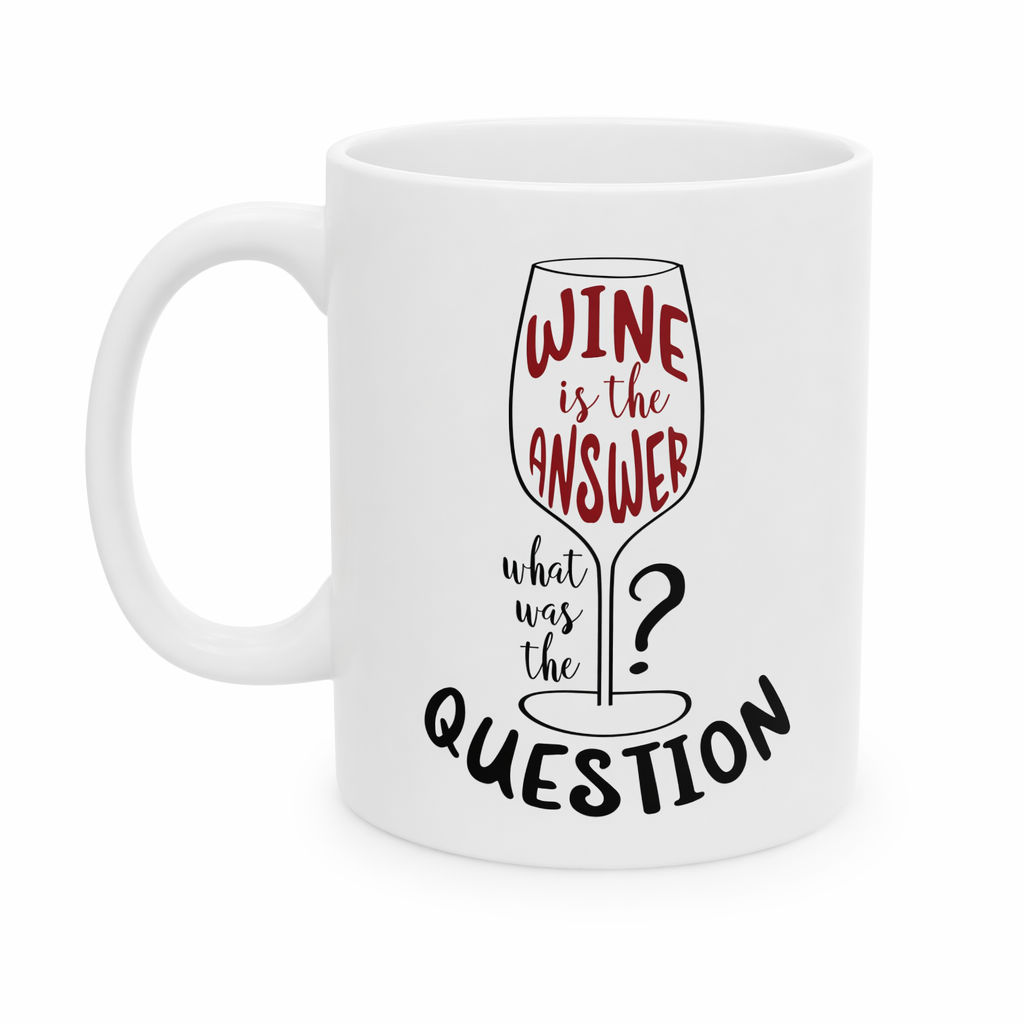 The Answer is Wine: A Mug for the Inquisitive Default