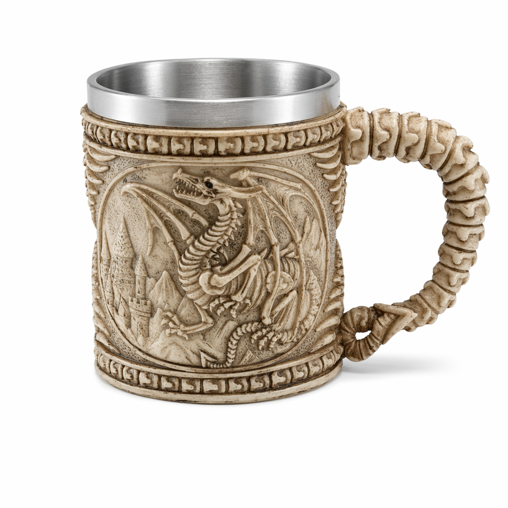 Norse Brew and Java Tankard Fossil Dragon