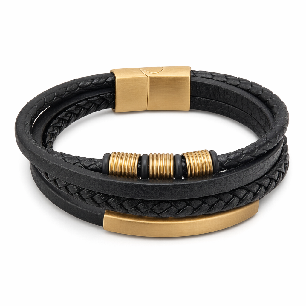 Braided Charm Bracelet Made from Vegan Leather 32