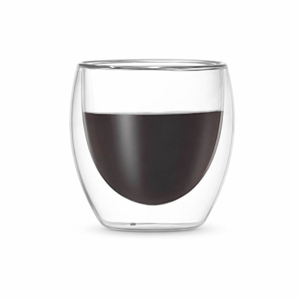 Double Wall Glass Cup that is Resistant to Heat Default