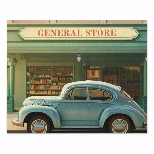 500-Piece Vintage Storefront Jigsaw Puzzle Default