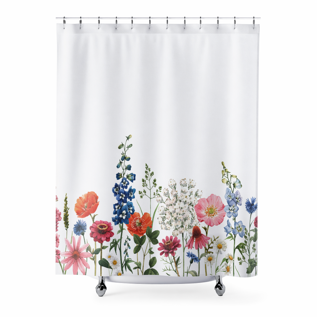 Floral Shower Curtains for Springtime Home Decor Default