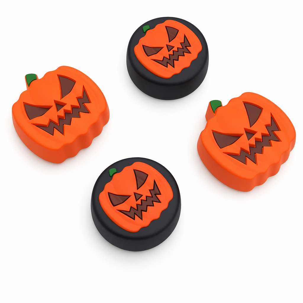 Cute Pumpkin Joystick Caps for Switch Default