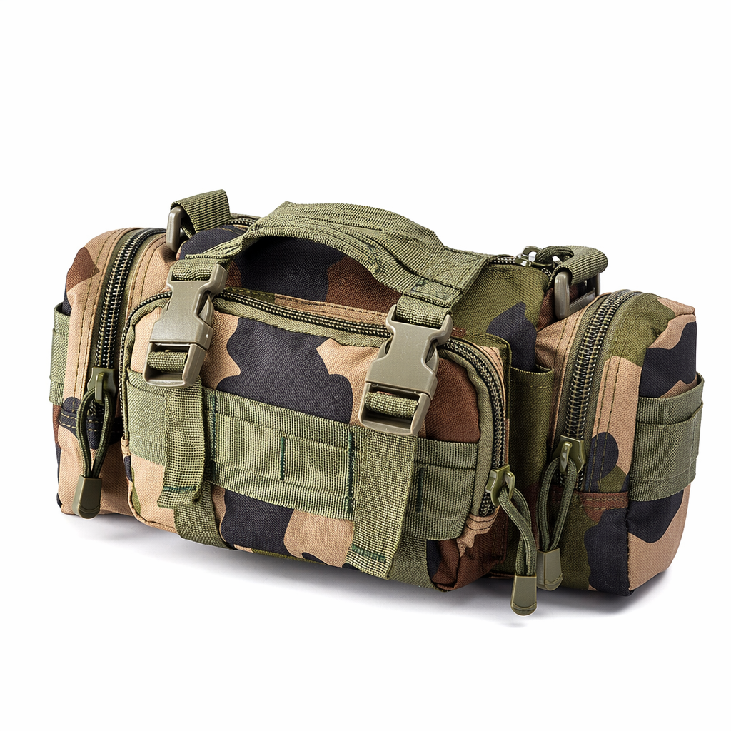 Small Outdoor Travel Sports Bag - Army Inspired Fashion for Your Adventures Army green