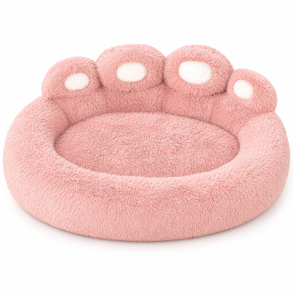 Sofa Bed for Pets' Paws Pink