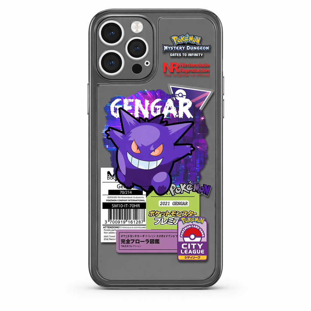 Translucent iPhone Cases with Pokemon Graphics Gengar