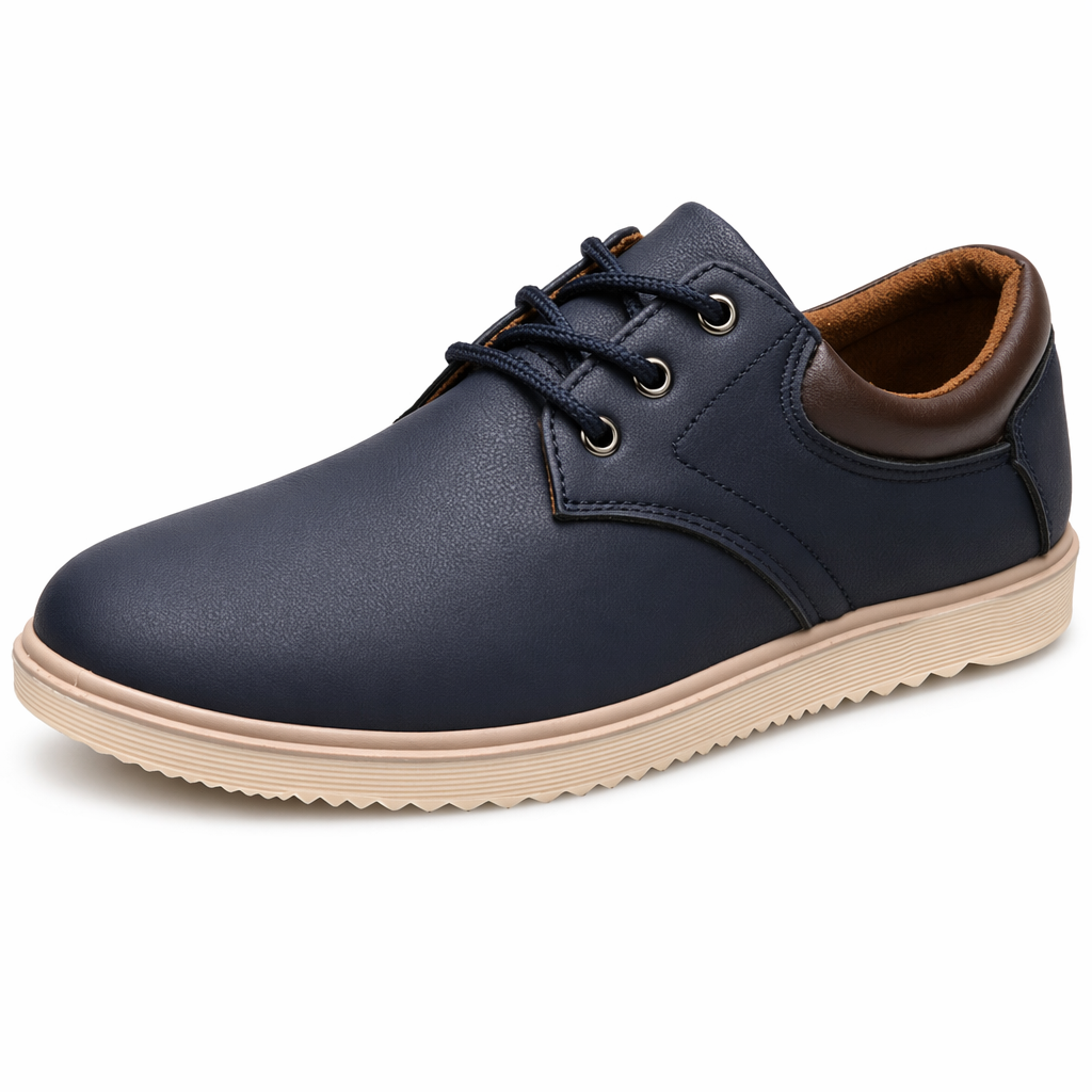 Casual Oxford Sneakers for Men Blue