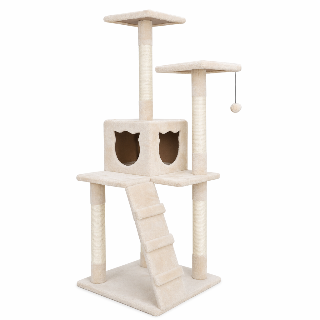 Scratching Post Cat Tree with Climbing Steps Default