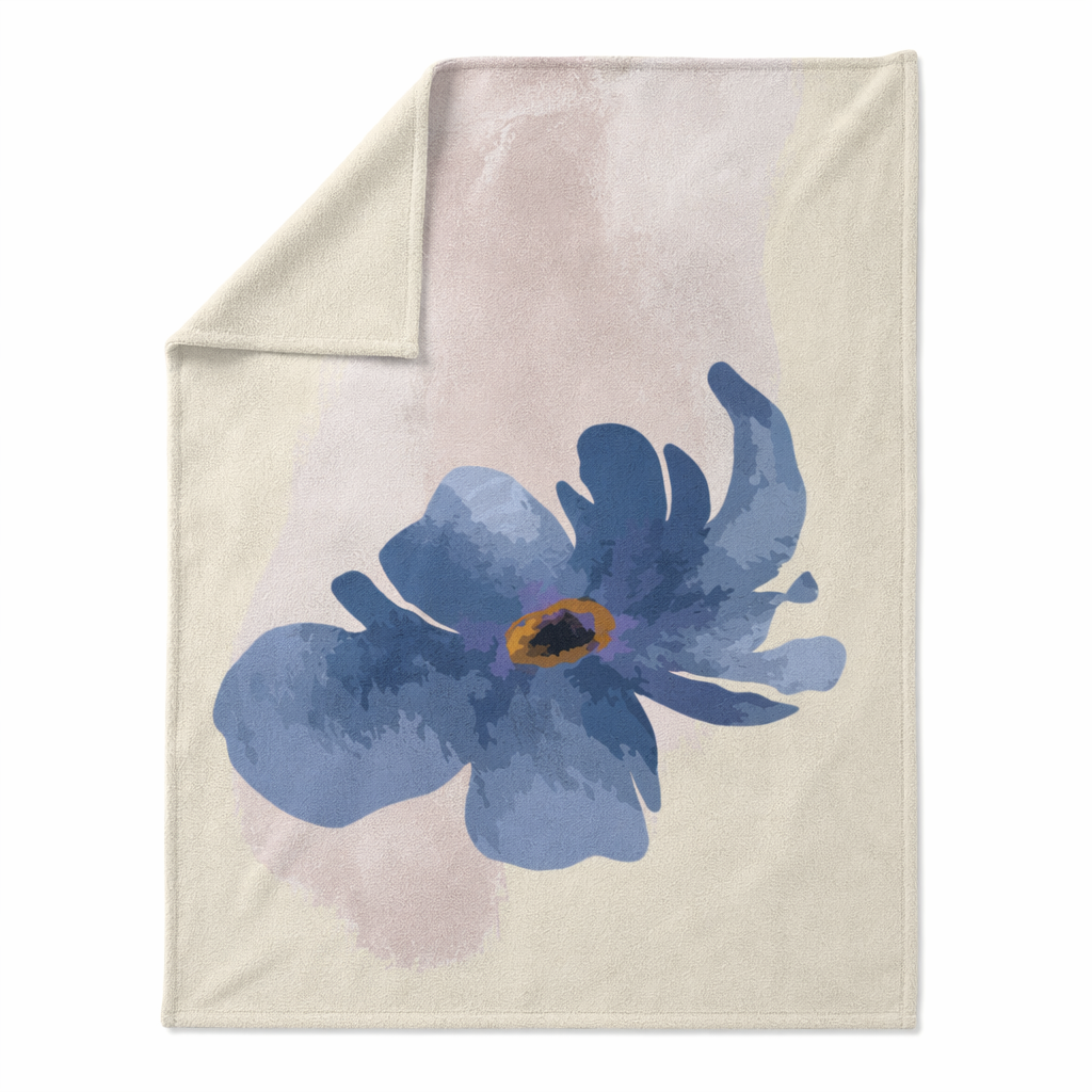 Abstract Blossom Cozy Blanket Default