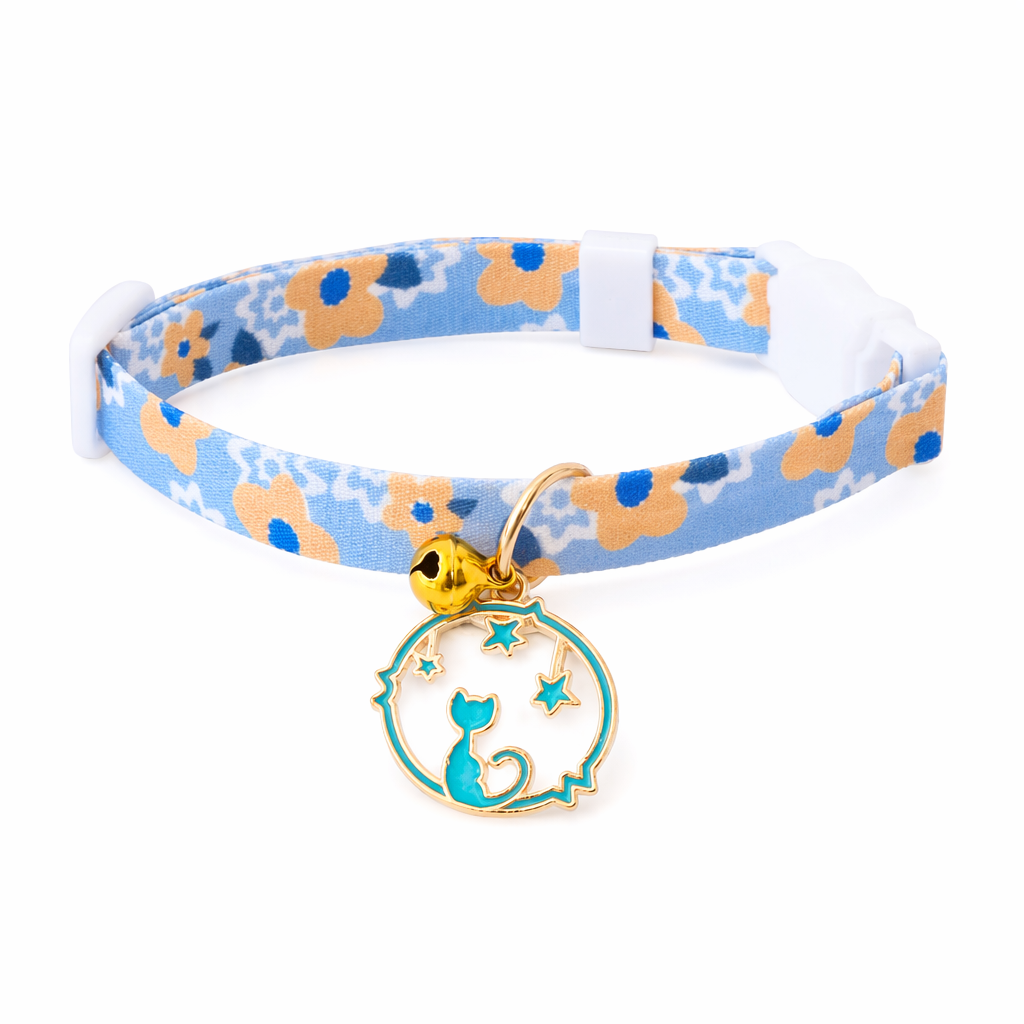 Cute Cat Collars with Astronomy Designs L