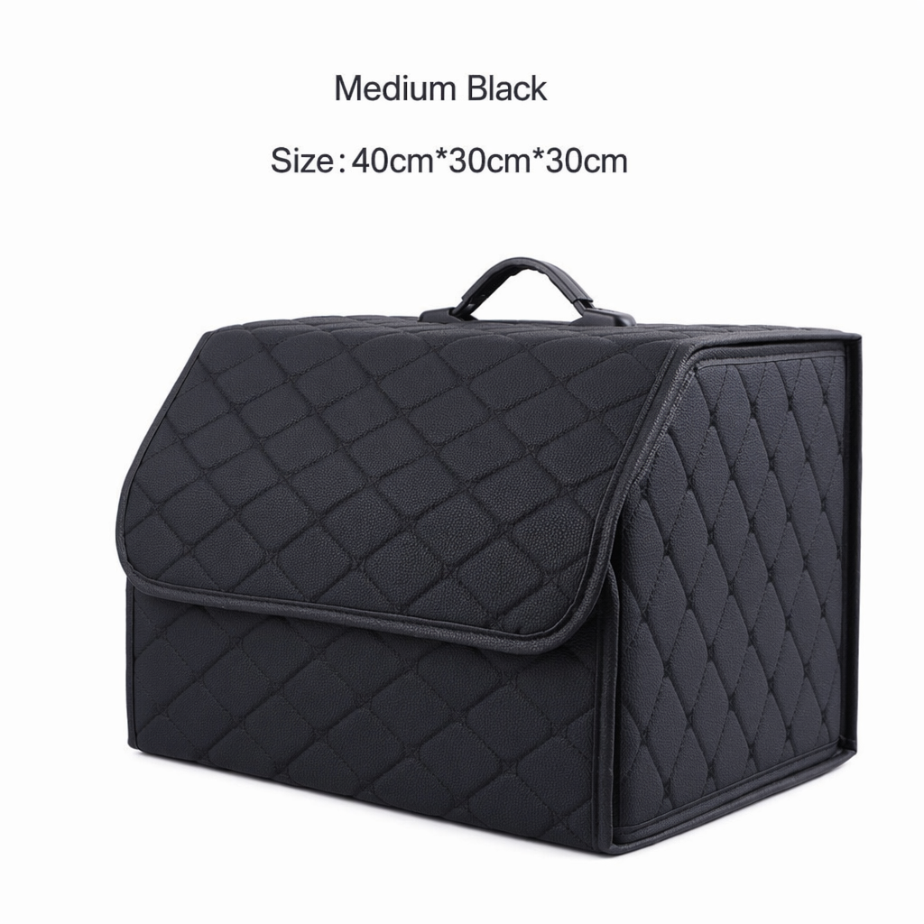 Portable Storage Solution: Streamlined Organization On-the-Go Black-Medium