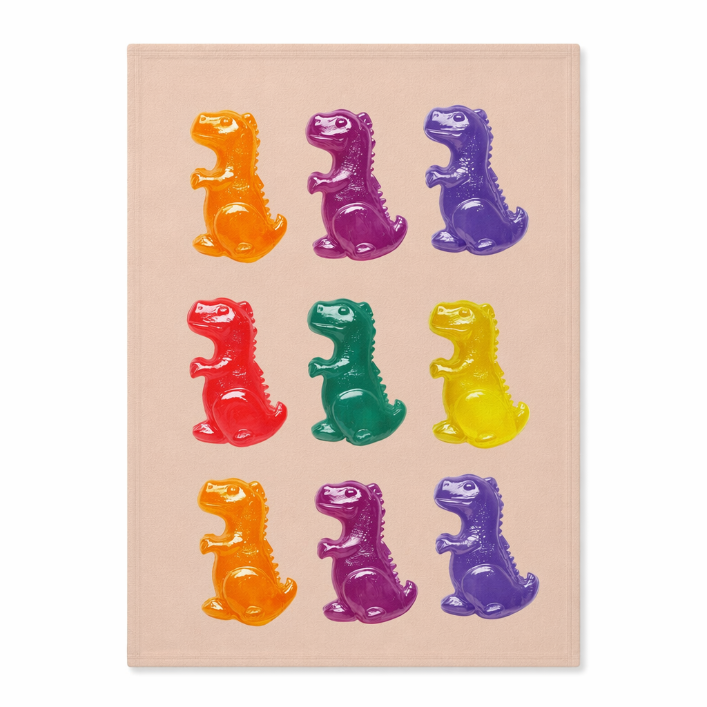 Soft Fleece Baby Blanket featuring Gummy Dinosaur Rex Default
