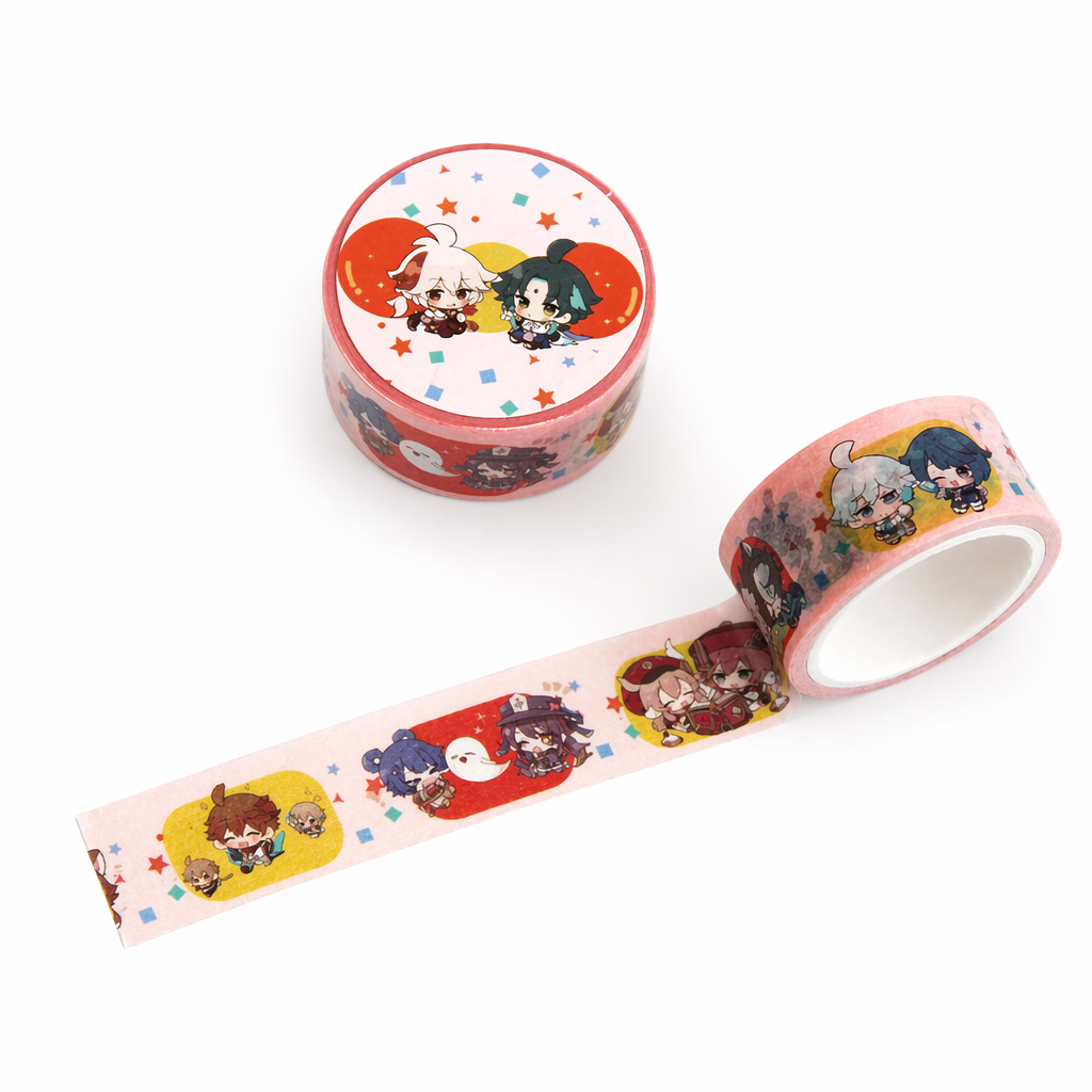 Genshin Impact Character Washi Tape Collection E