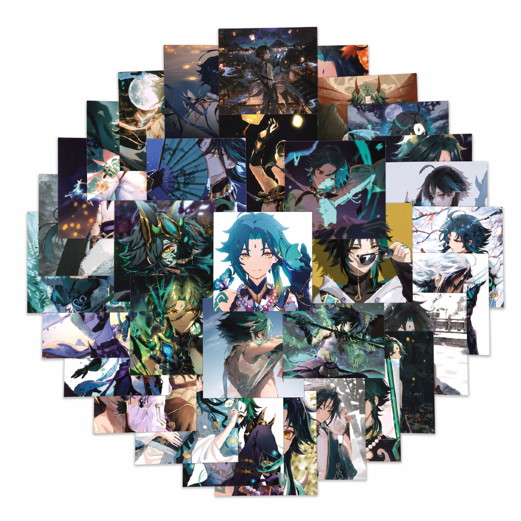 Genshin Impact Xiao Stickers: Stylish and Waterproof Default