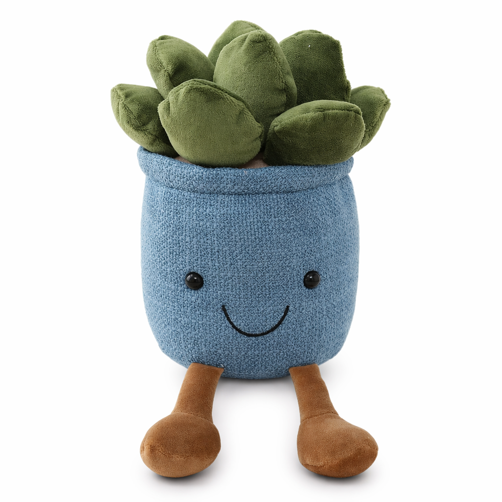 Succulent Plushy - Low Maintenance Desk Companion Blue