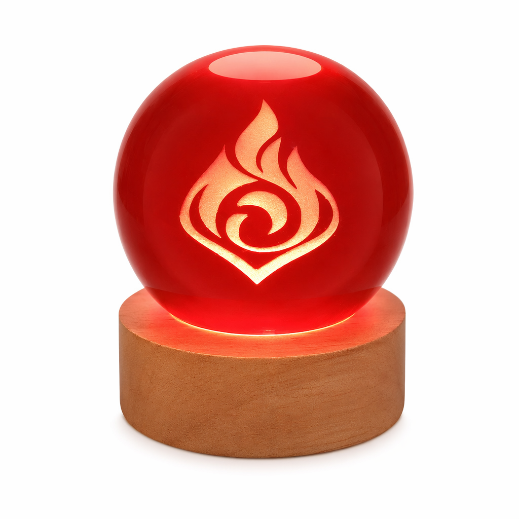 Genshin Impact Element LED Lights: Enchanting Decor Pyro