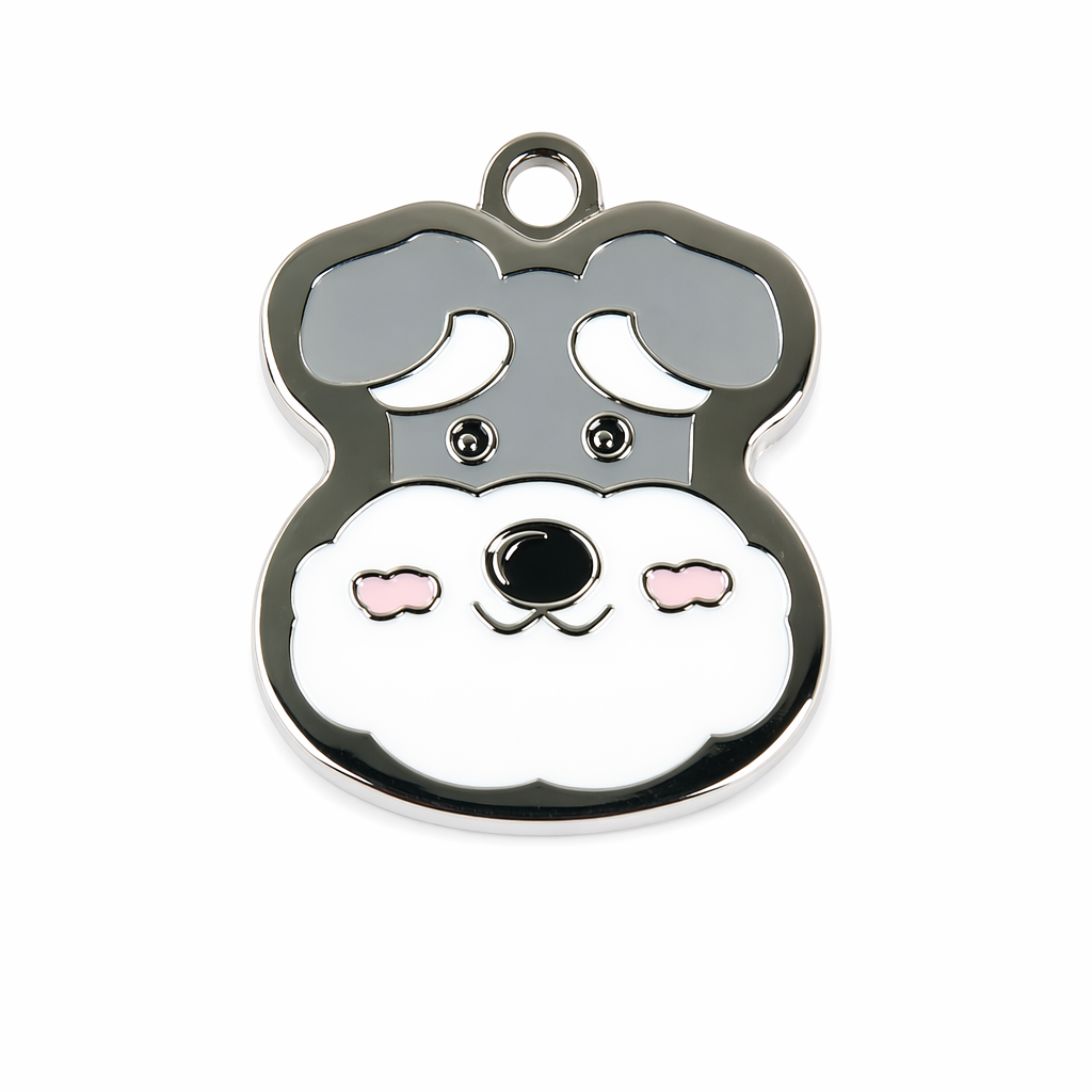 Customizable Schnauzer Dog ID Tags Default