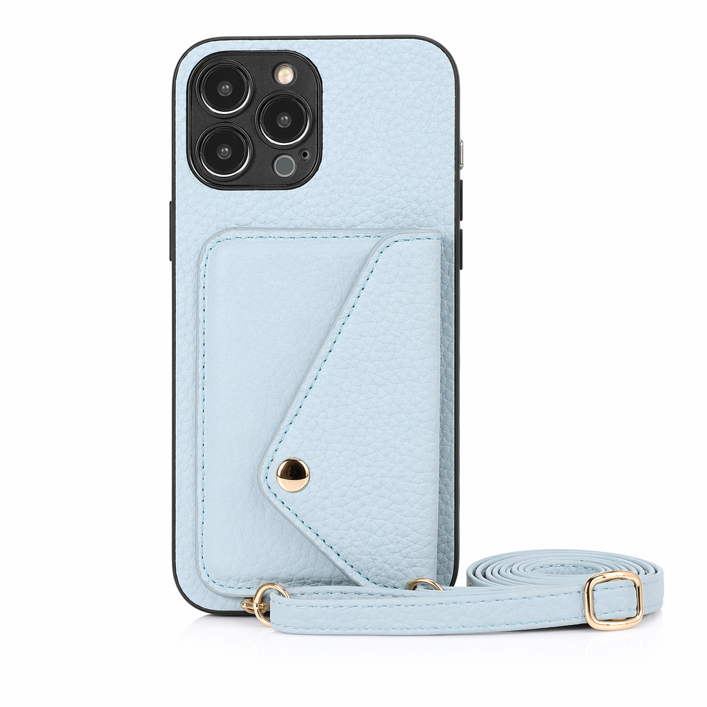 Streamlined Phone Cover with Attached Side Pocket and Carry Strap Default