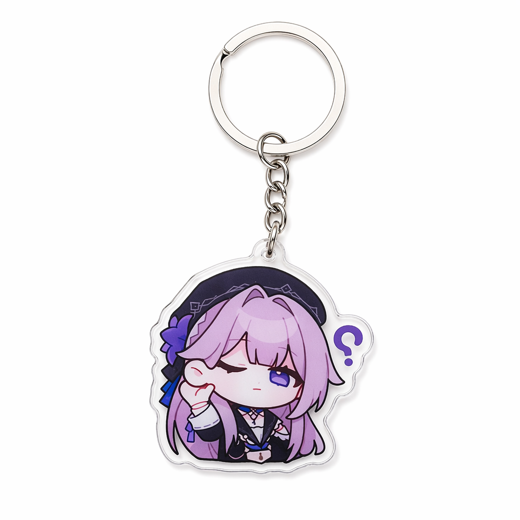 Honkai Star Rail Keychains: Chibi Edition L