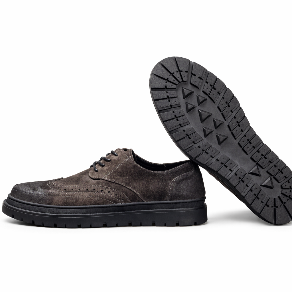 Lace Up Suede Footwear for Men Default