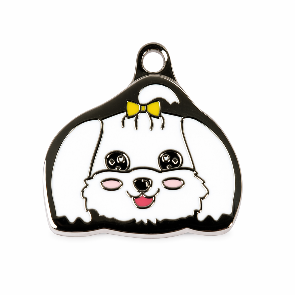 Customizable Maltese Dog ID Tag Default