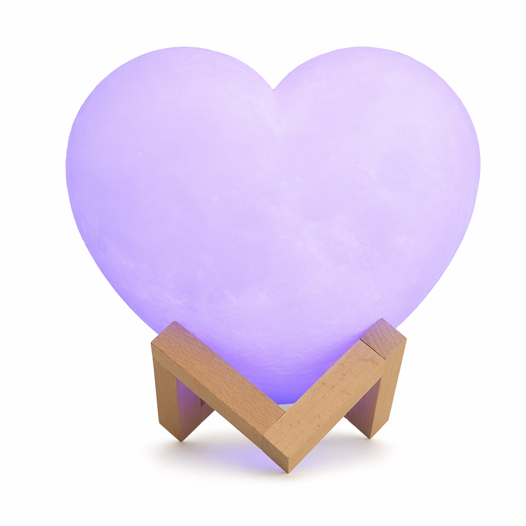 Moonlit Heart Touch Control LED Lamp Default