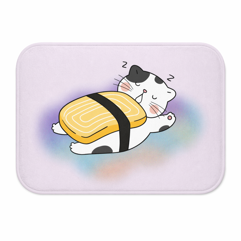 Adorable Feline Sushi Bath Mat Default