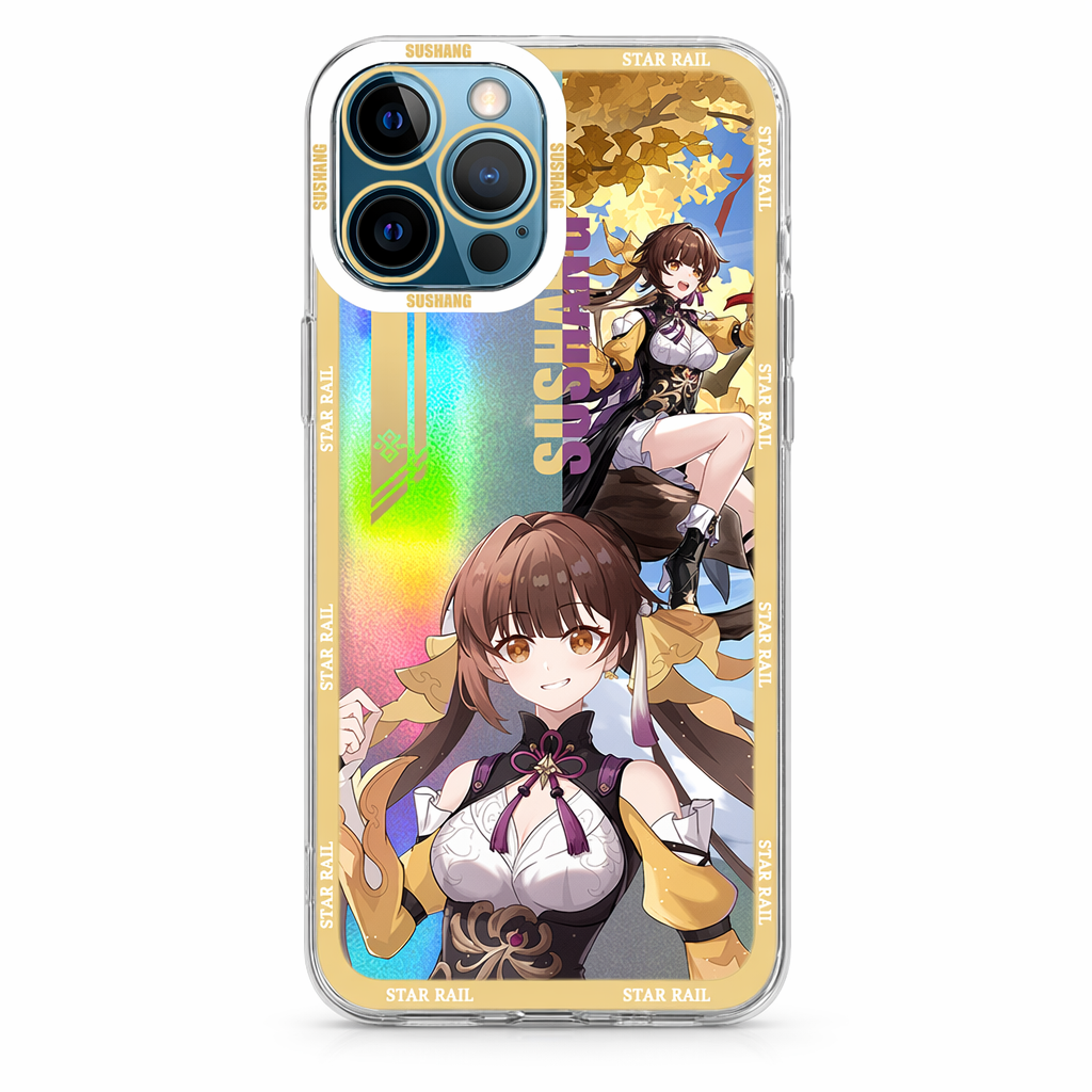 Holographic Honkai Star Rail iPhone Cases Sushang