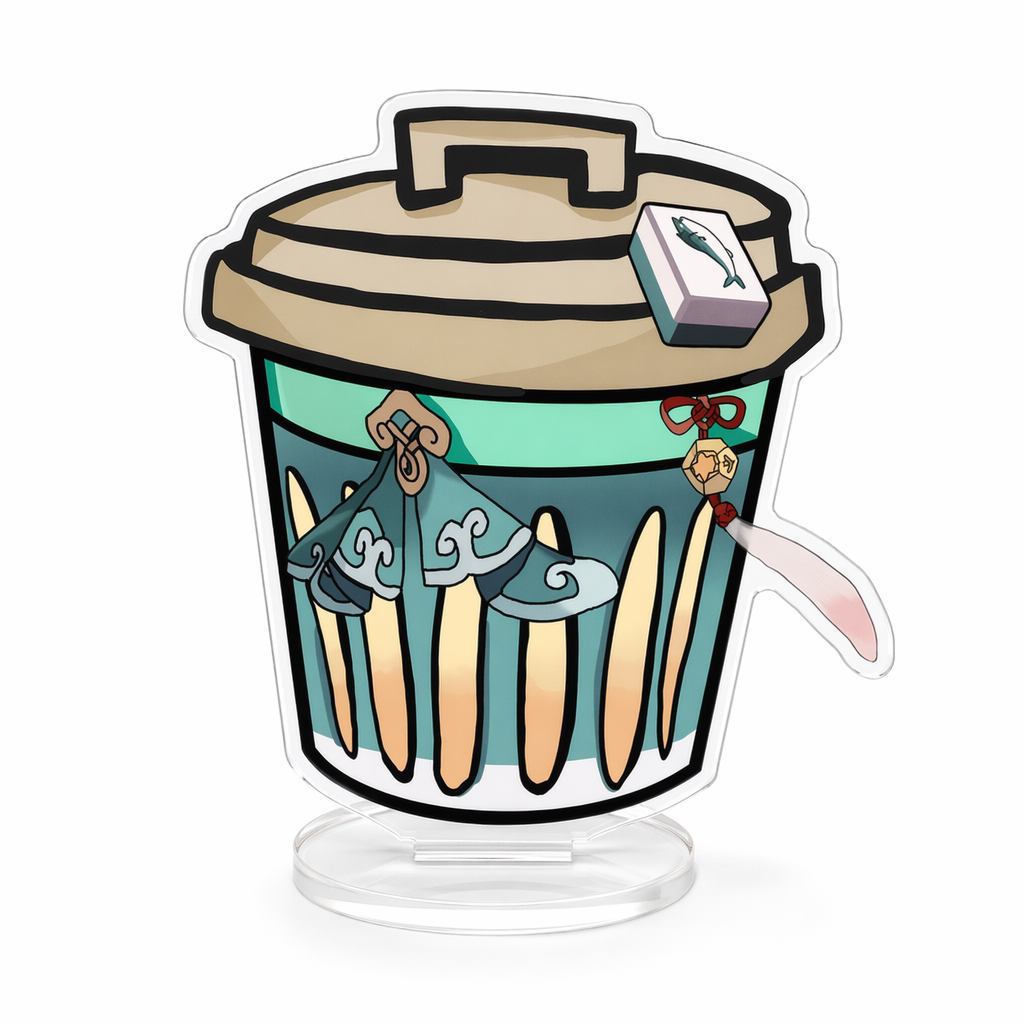 Honkai Star Rail Trash Can Standee Qingque