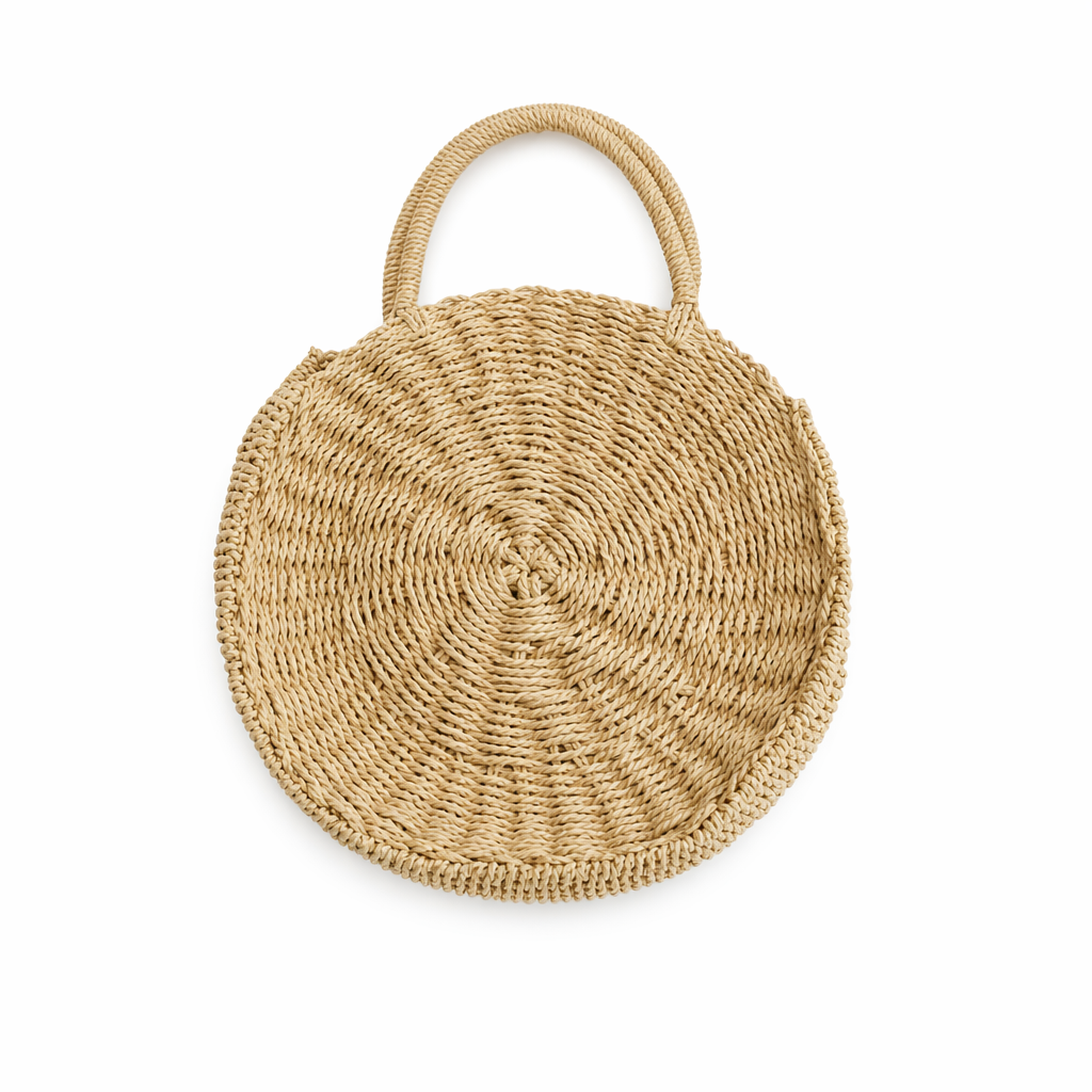 Circular Shoulder Bag: Emphasizing the Essence of the Product with a Fresh Twist Default