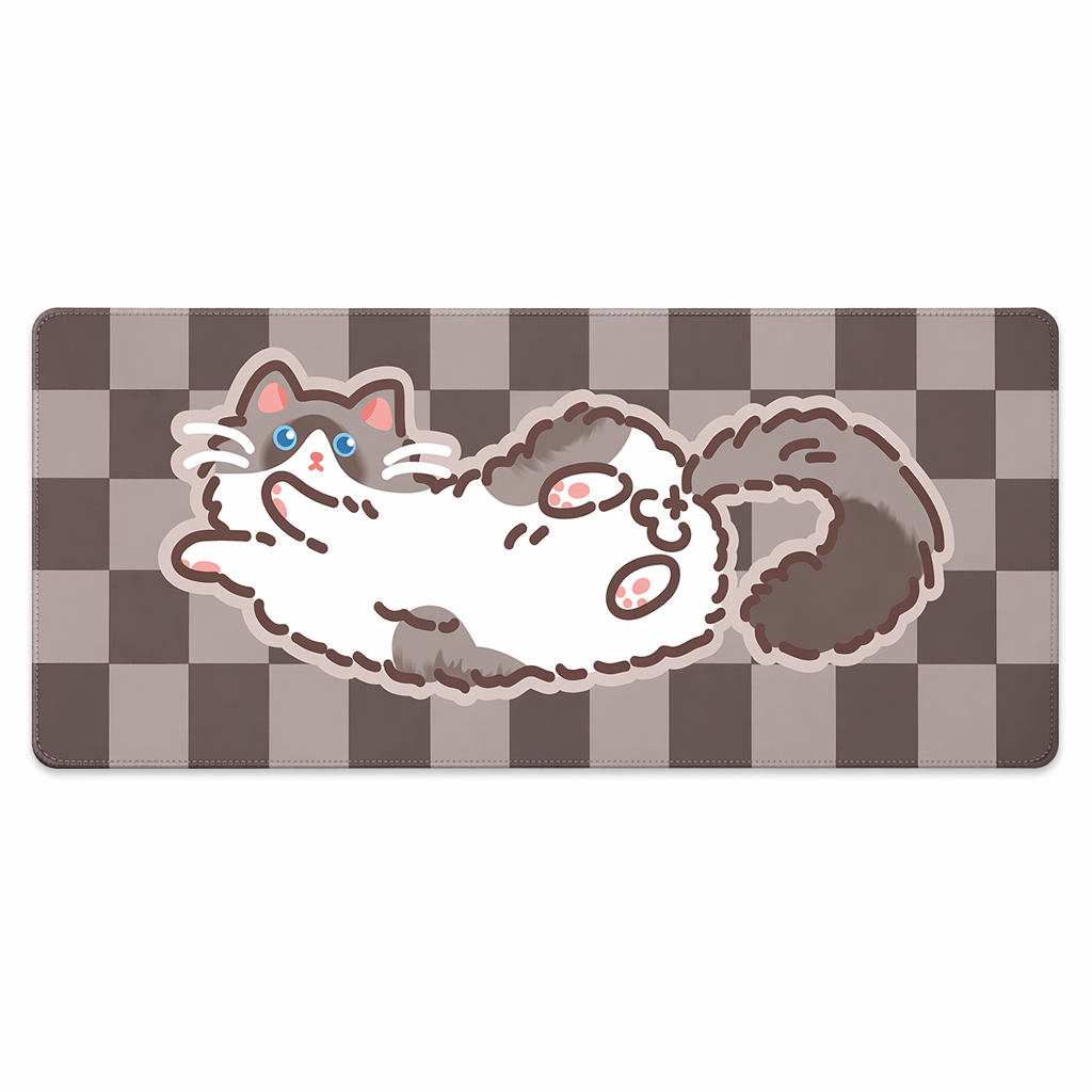 Cat Desk Mat: Durable, Non-Slip, Vibrant A