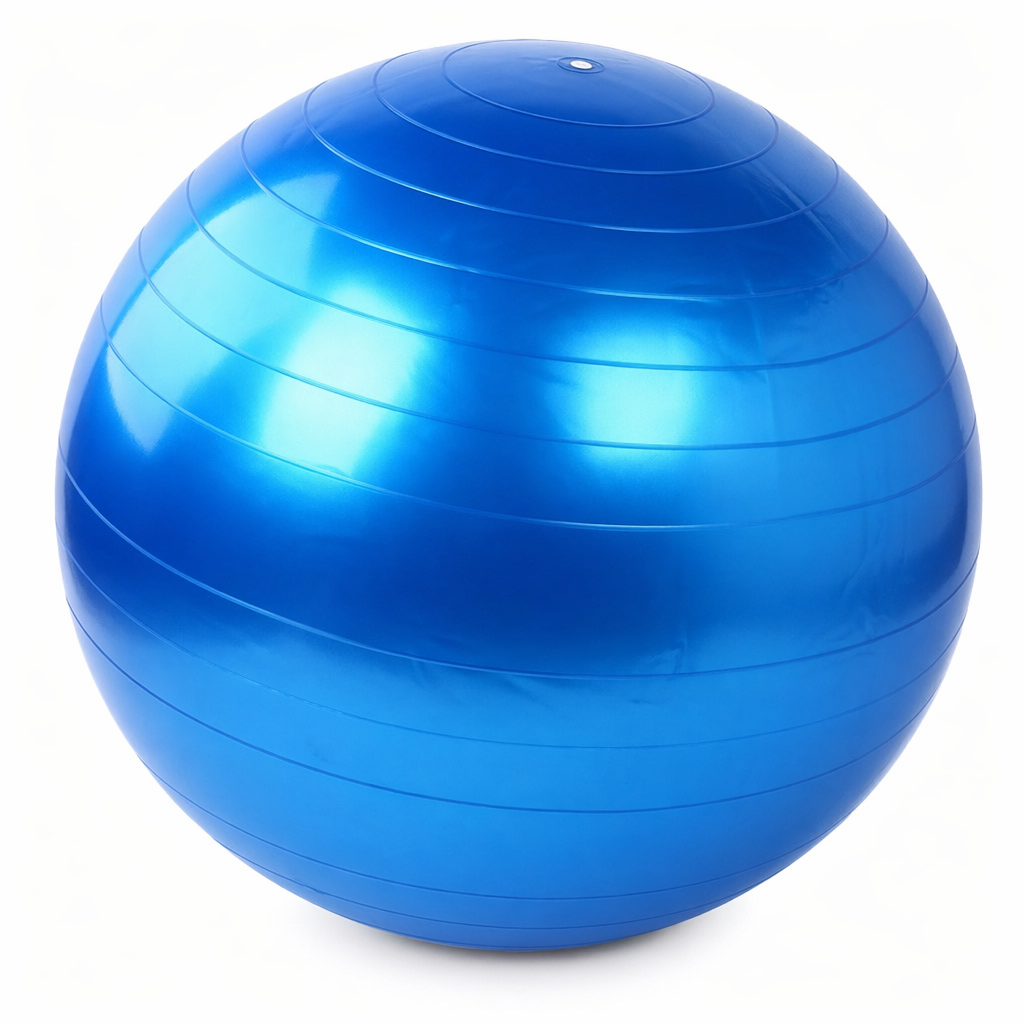 Yoga Ball for At-Home Fitness Exercises Blue