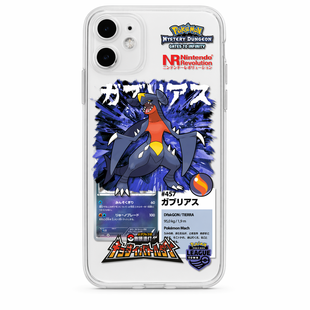 Pokemon Phone Case with TPU Protection Garchomp
