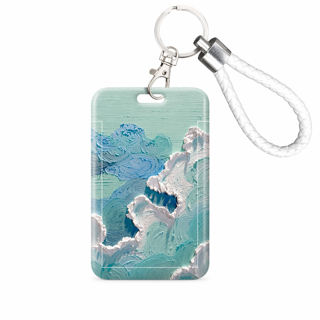 Sky Design ID Badge Holders with Strap A