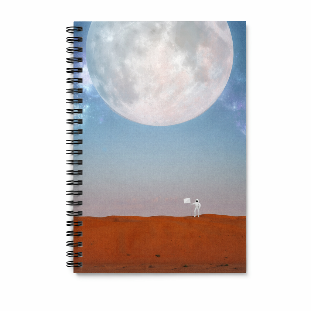 Unknown Planet Astronaut Spiral Notebook Default