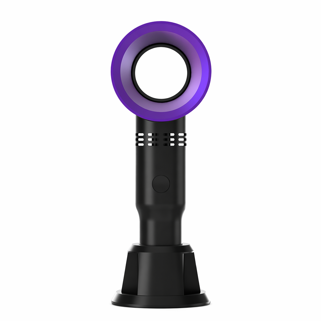 Mini USB Desk Fan with 3 Speeds black