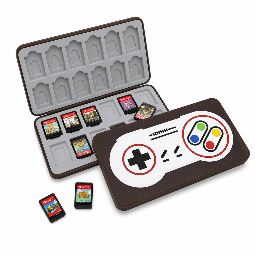 Retro Switch Game Holder with 24 slots B