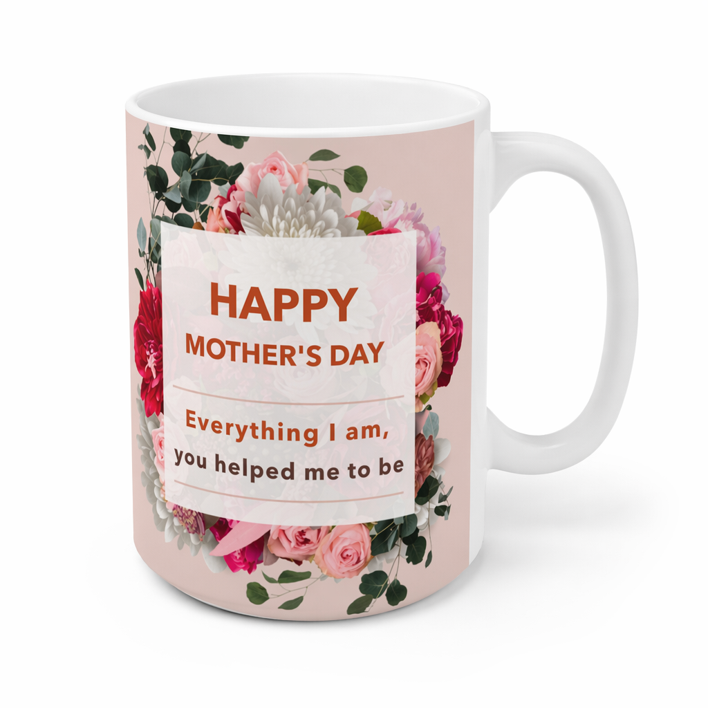 Floral Theme Mug - Celebrating Mother's Day, 11oz Default