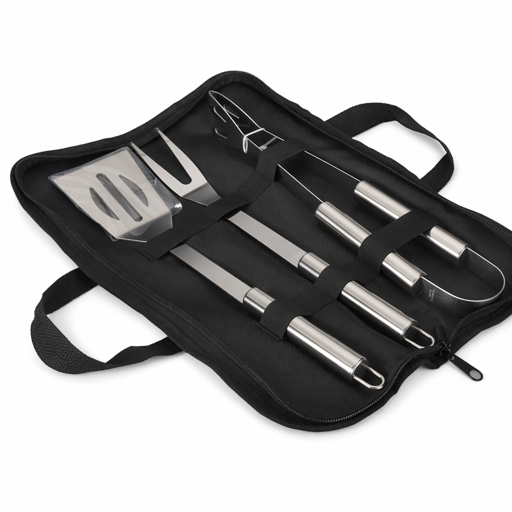 Stainless Steel BBQ Utensil Set - 3 Piece Default