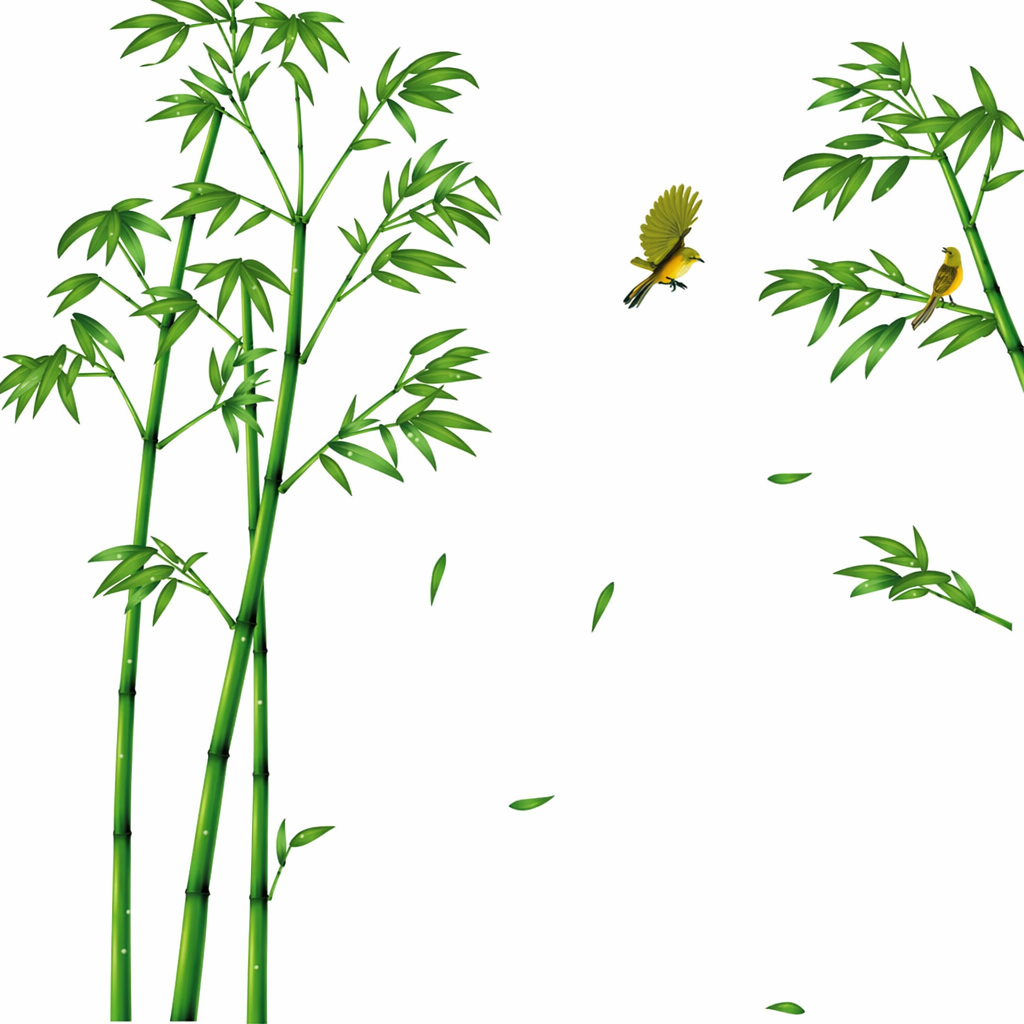 3D Bamboo Forest Wall Stickers for Home Decor Default