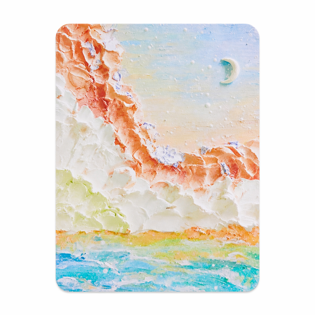 Sky Mouse Pad with 3D Design Orange