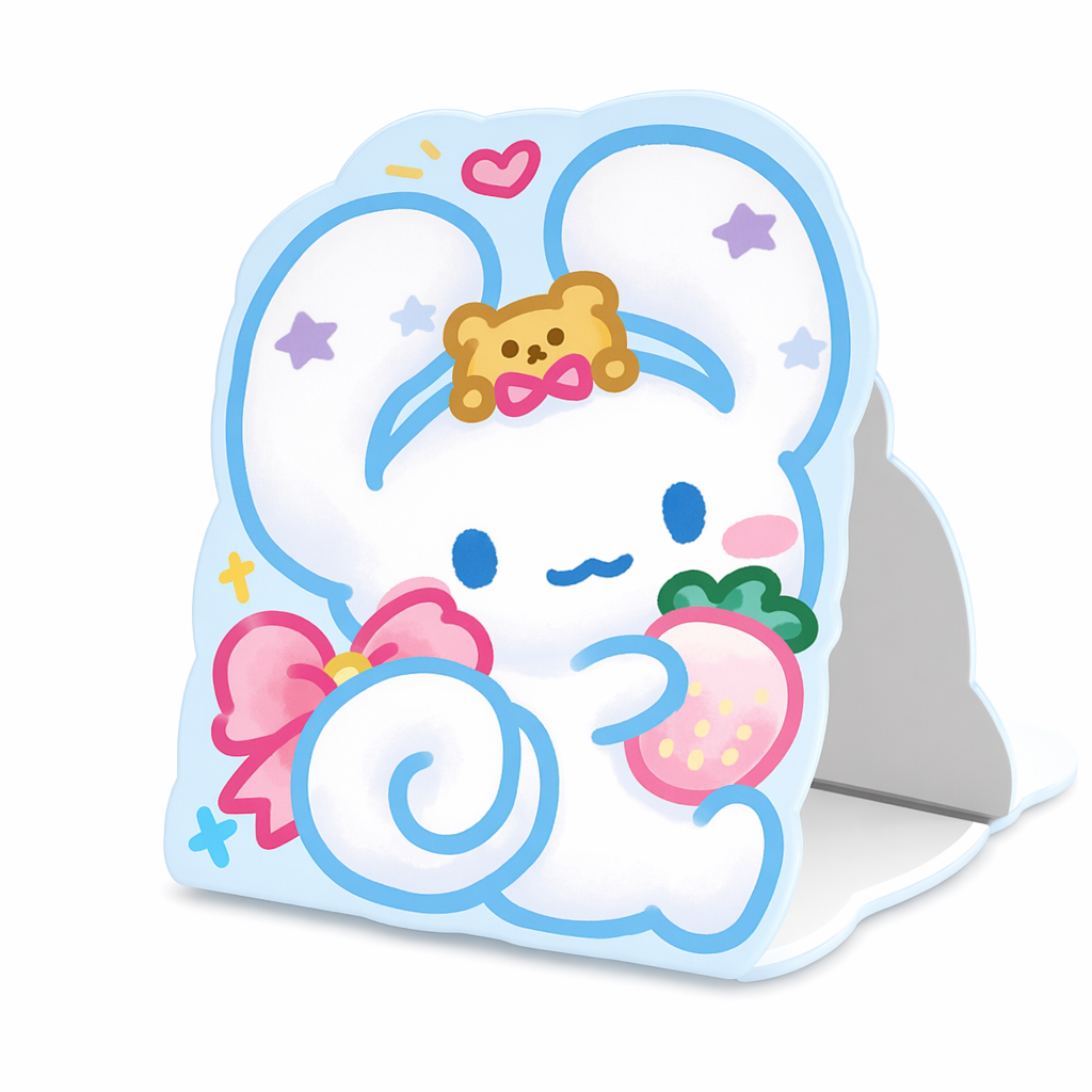 Kawaii Desktop Foldable Makeup Mirror C