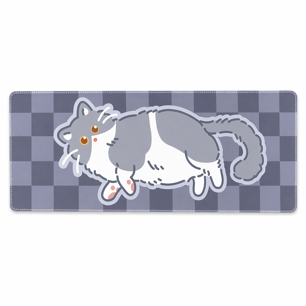 Cat Desk Mat: Durable, Non-Slip, Vibrant C