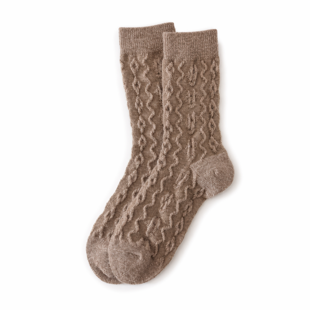 Flowery Fall Socks - Cotton Material 6