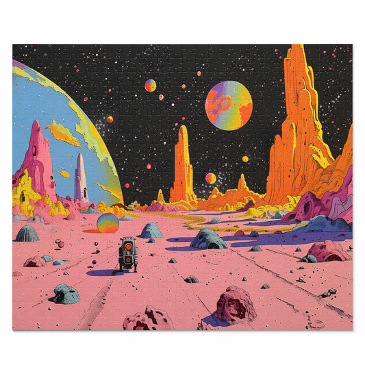 Space Age Robot Puzzle - 500-Piece Default