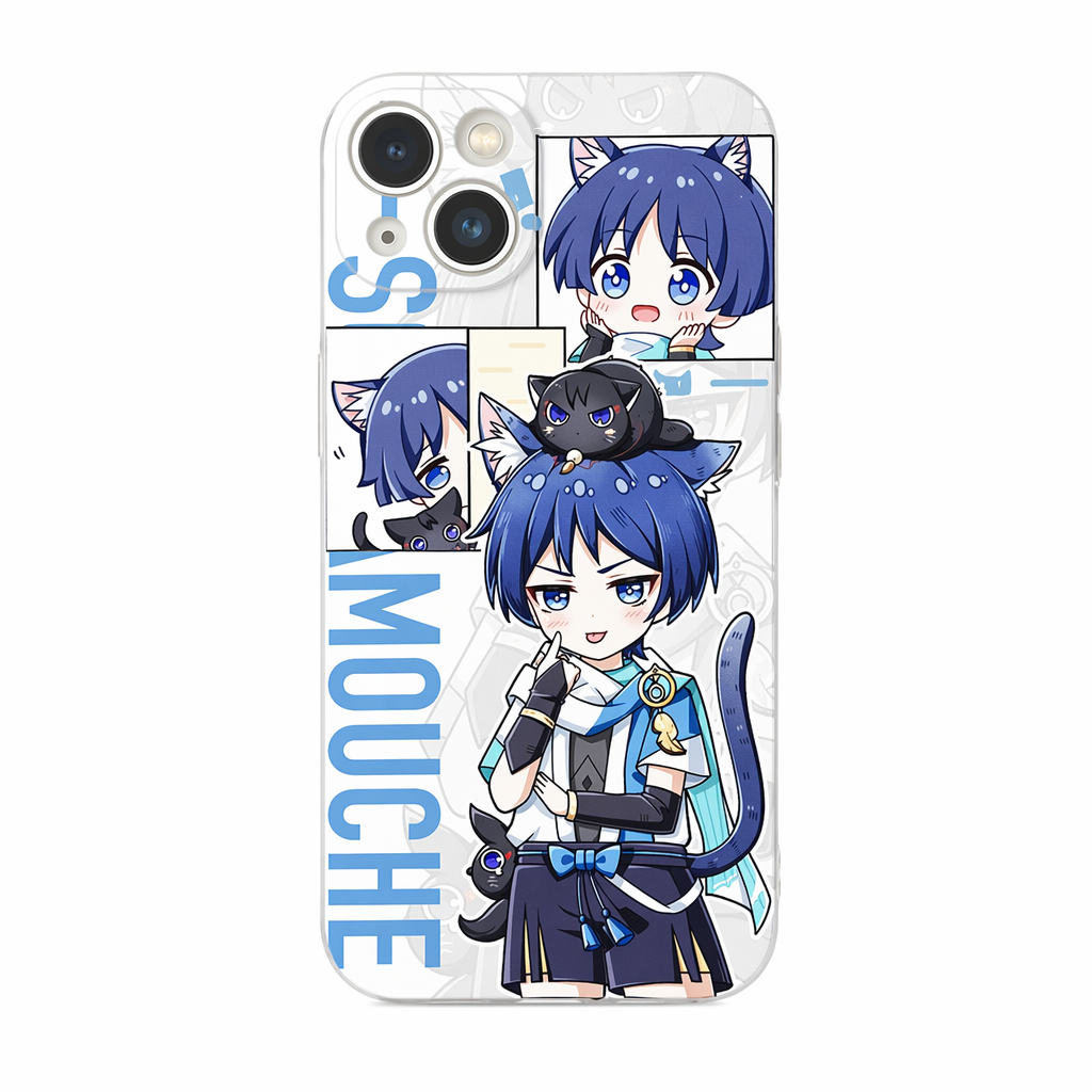 Genshin Impact Animal Ear Phone Cases Scaramouche