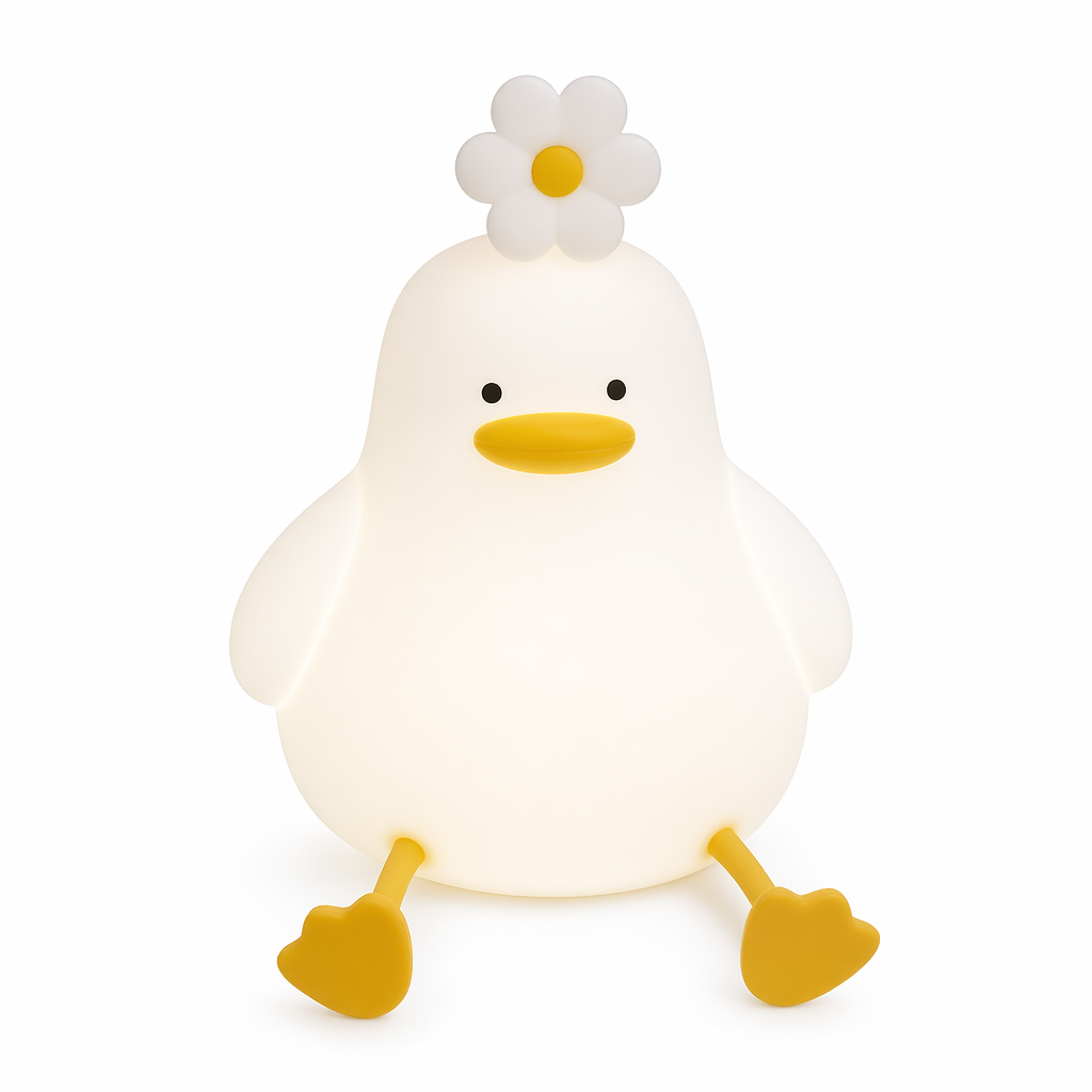 Adorable LED Duck Mobile Phone Stand with Touch Lamp Default